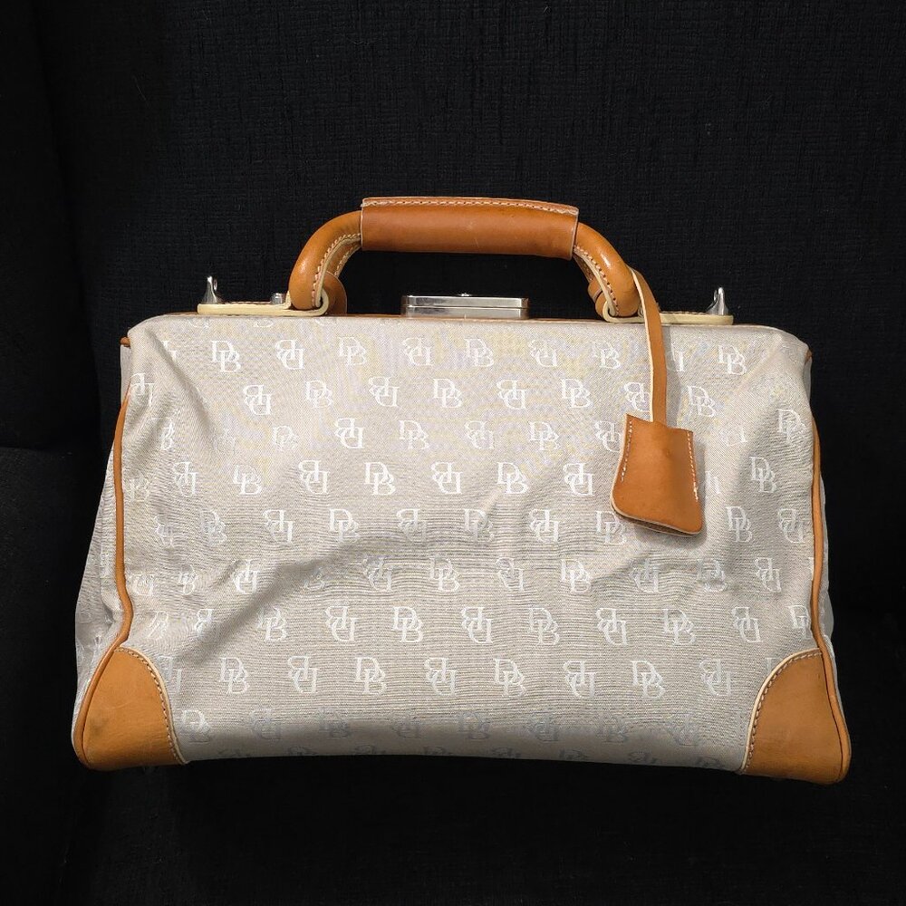 Vintage Dooney & Bourke Signature Doctors Satchel Made in Italy - Picture 3 of 16